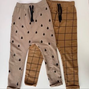 LITTLE URBAN APPAREL Jersey pant set of 2